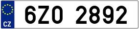 Truck License Plate